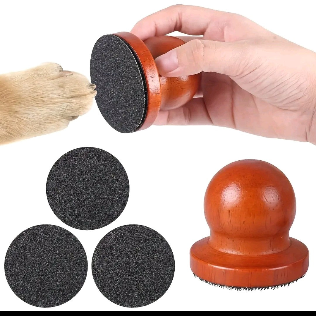 EVERBETTERUS Pet Nail File – Anti-Slip Pads & Scratch-Off Design for Safe, Easy Grooming – For Small Dogs & Cats