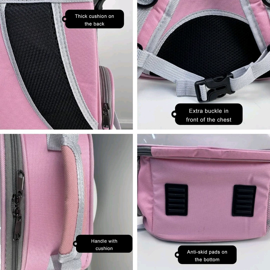 Cat Backpack Carrier – Airline Approved Pet Carrier for Cats & Small Dogs, Ventilated Travel Backpack for Hiking, Camping & Outdoor Adventures
