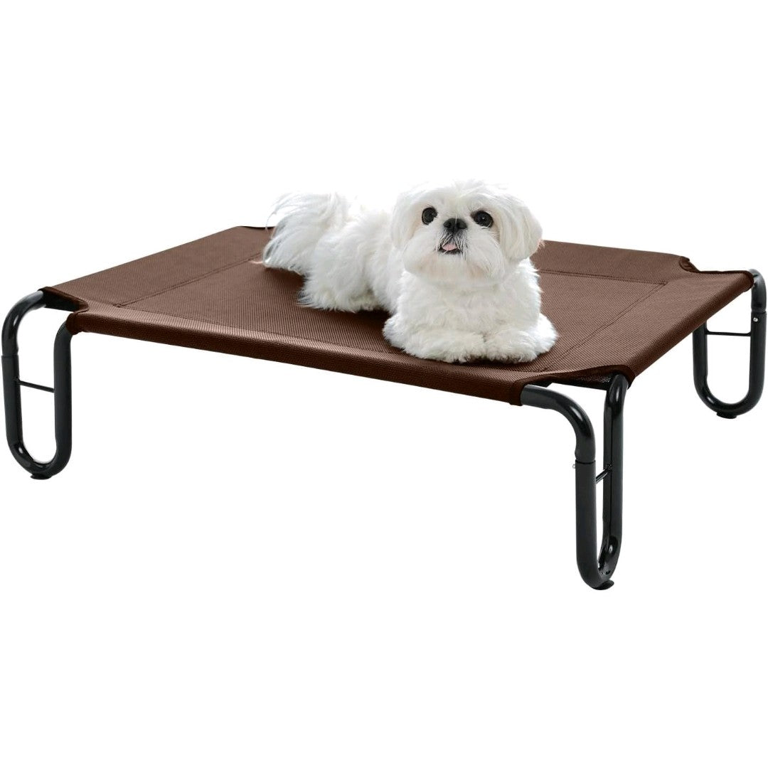 Elevated Outdoor Dog Bed for Large Dogs – XL Raised Cot with Cooling Teslin Mesh, Durable & Non-Slip, Easy Assembly