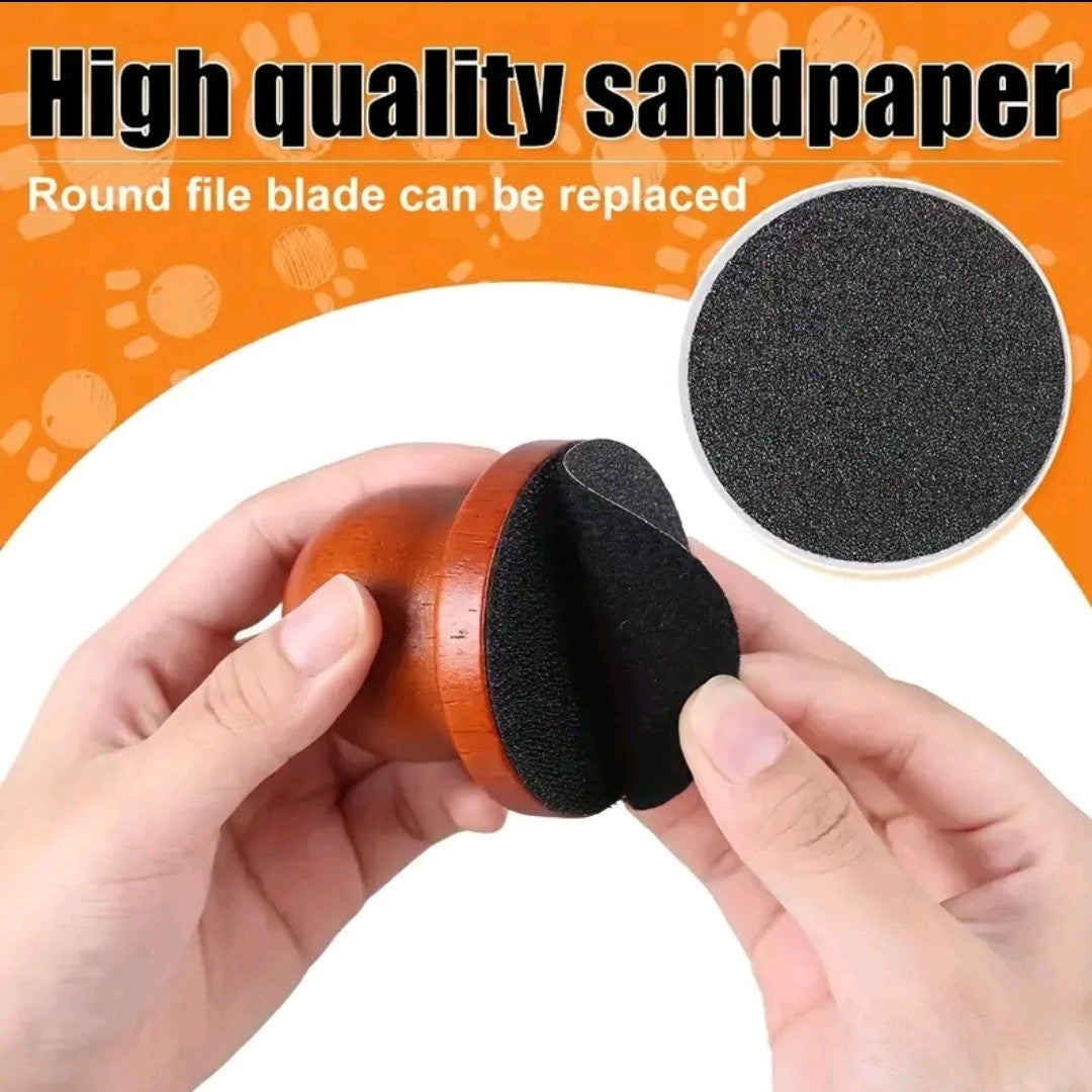 EVERBETTERUS Pet Nail File – Anti-Slip Pads & Scratch-Off Design for Safe, Easy Grooming – For Small Dogs & Cats
