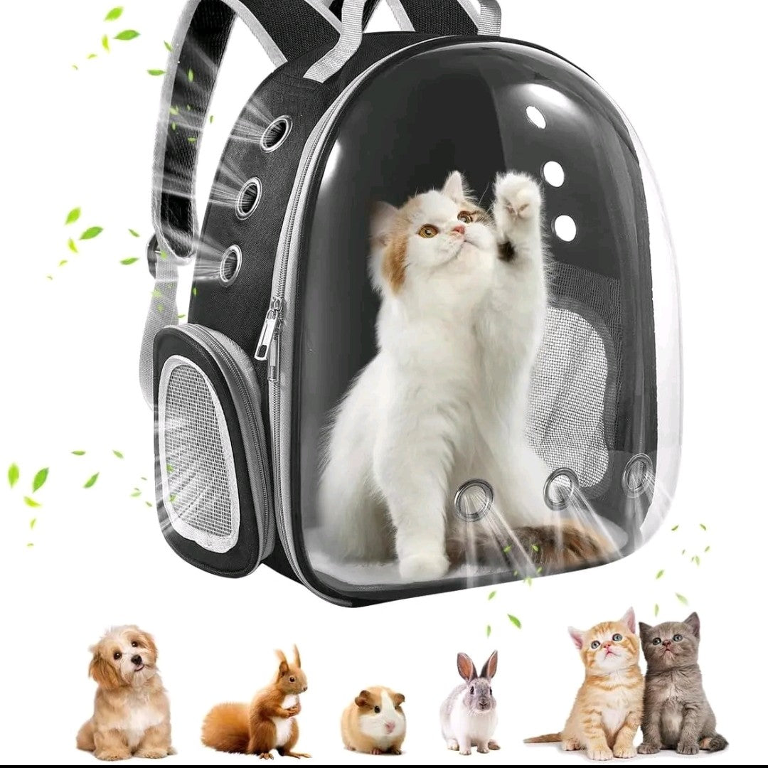 Cat Backpack Carrier – Airline Approved Pet Carrier for Cats & Small Dogs, Ventilated Travel Backpack for Hiking, Camping & Outdoor Adventures