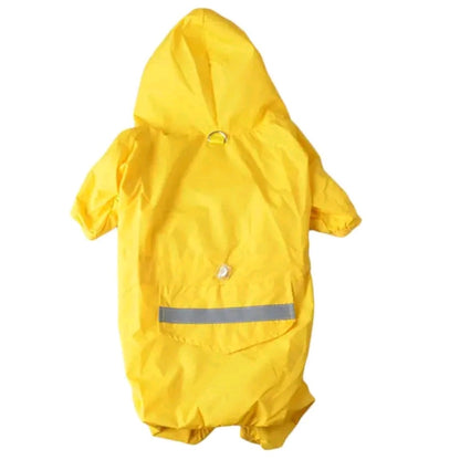 Reflective Pet Dog Raincoat – Waterproof Hooded Jacket for Small to Medium Dogs & Cats, Outdoor Pet Rainwear Apparel