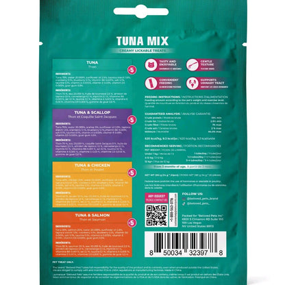 Beloved Pets Creamy Lickable Cat Treats – Chicken & Tuna Mix, Wet Squeeze Tube Snacks, Supports Urinary & Skin Health, Multivitamin Treats for Cats & Small Dogs (20 Sticks)