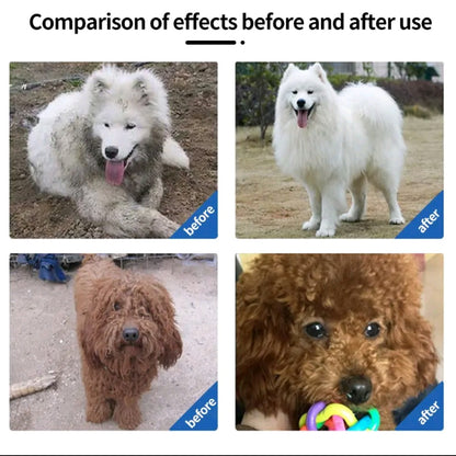 【Buy 2, Get a Premium Brush Comb Free】ROZINO 3-in-1 Tea Plant Pet Shampoo, Conditioner & Body Wash – Gentle Deodorizing Formula for Dogs, Cats & Horses (200g)