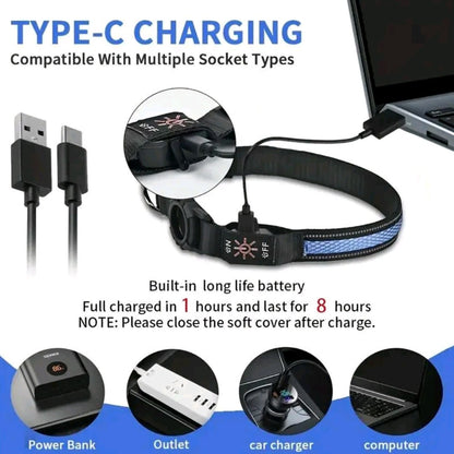 Rechargeable LED AirTag Dog Collar – Smart GPS Tracker for Apple Find My, Built-in QR Tag & Light-Up Design