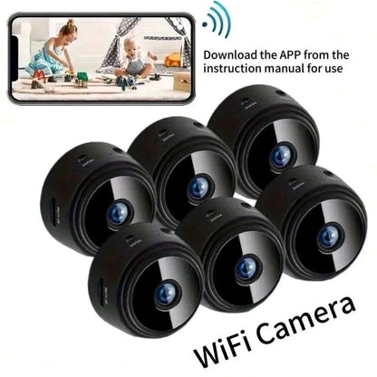 1080P HD Wireless Security Camera – Remote Monitoring, 2.4G WiFi, Wide-Angle View & Mobile Access