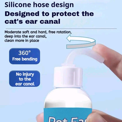 Ear Cleaner Drops for Cats & Dogs – Otic Infection Treatment & Itch Relief, Wax Remover for All Pets