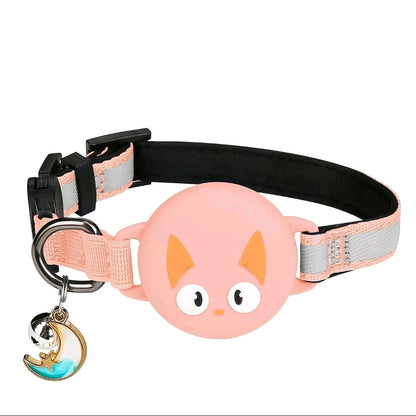 Waterproof GPS Cat Collar – Reflective Fish Design, Hidden Tracker & Lightweight Fit for Kittens