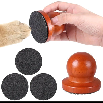 EVERBETTERUS Pet Nail File – Anti-Slip Pads & Scratch-Off Design for Safe, Easy Grooming – For Small Dogs & Cats