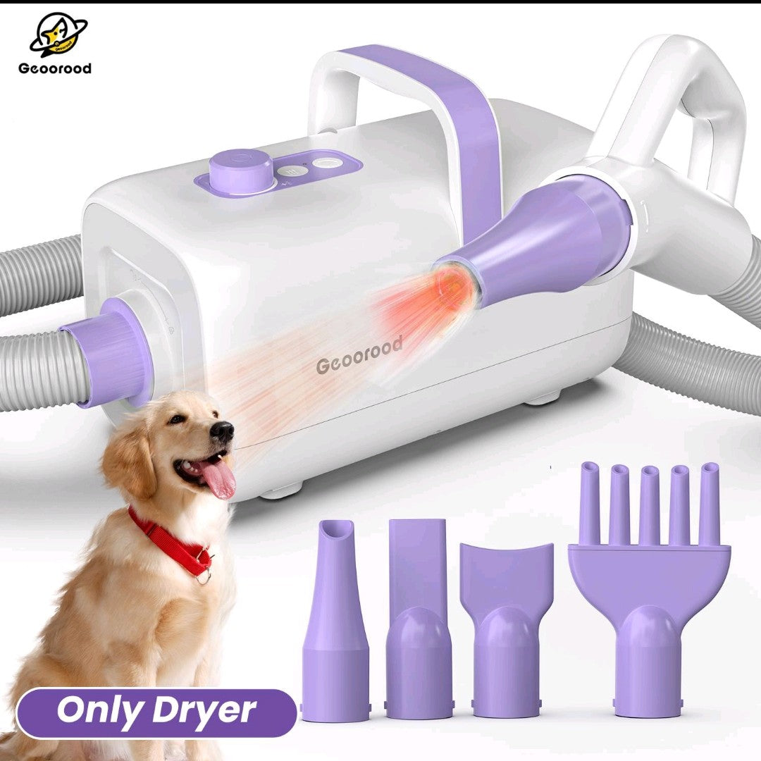 All-in-One Dog Grooming Vacuum Kit – Shedding, Trimming & Nail Care with 2.5L Dust Cup