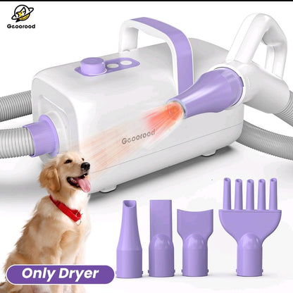 All-in-One Dog Grooming Vacuum Kit – Shedding, Trimming & Nail Care with 2.5L Dust Cup