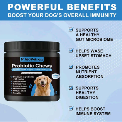 Probiotics for Dogs – Digestive & Immune Support Supplement for All Breeds