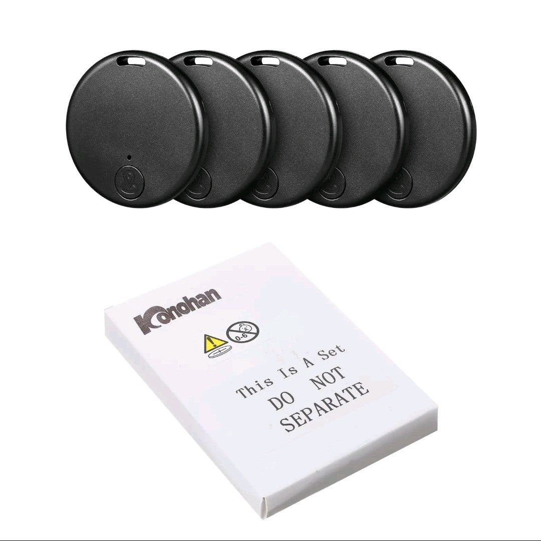 5-in-1 Portable GPS Trackers – Smart Bluetooth Key Finder, Pet & Item Locator, Anti-Loss Device for Phones & Bags