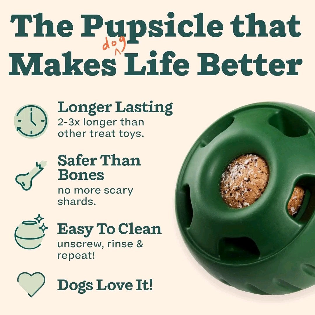 The Pupsicle – Interactive Treat Toy for Dogs