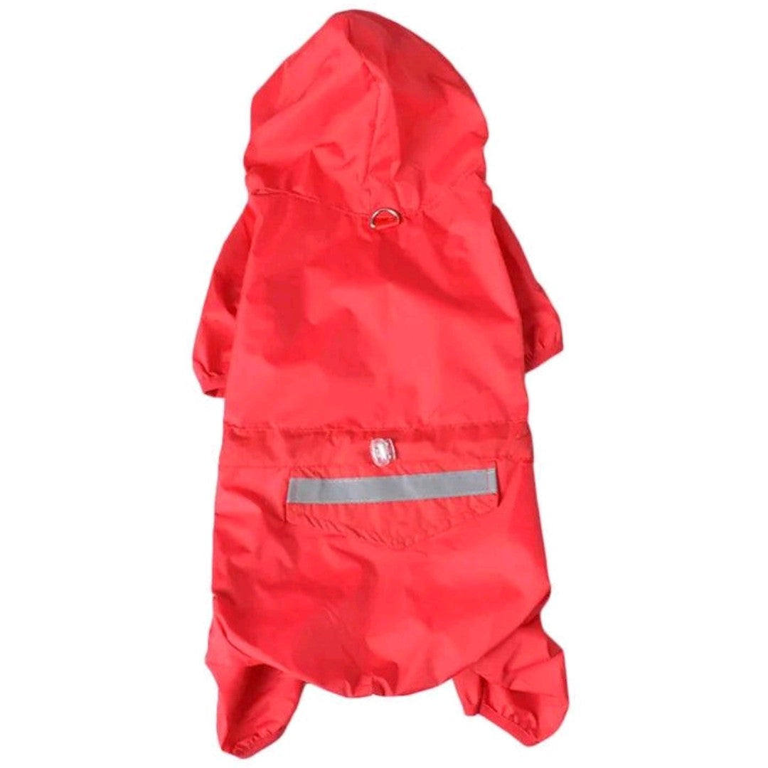 Reflective Pet Dog Raincoat – Waterproof Hooded Jacket for Small to Medium Dogs & Cats, Outdoor Pet Rainwear Apparel