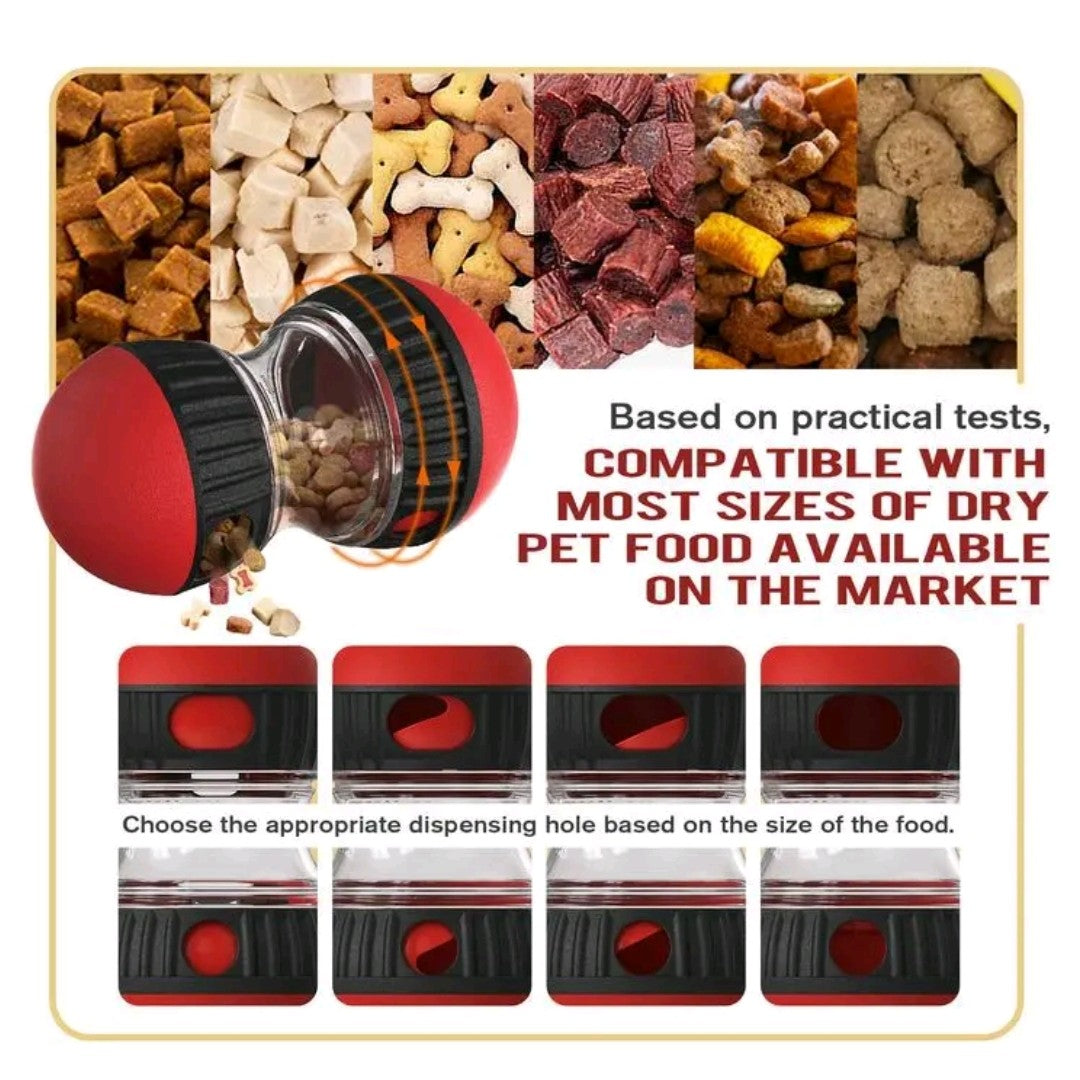 Interactive Dog Toy – Rotating Food Leaking Ball for Energy Release & Mental Stimulation