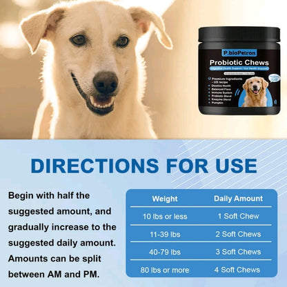 Probiotics for Dogs – Digestive & Immune Support Supplement for All Breeds