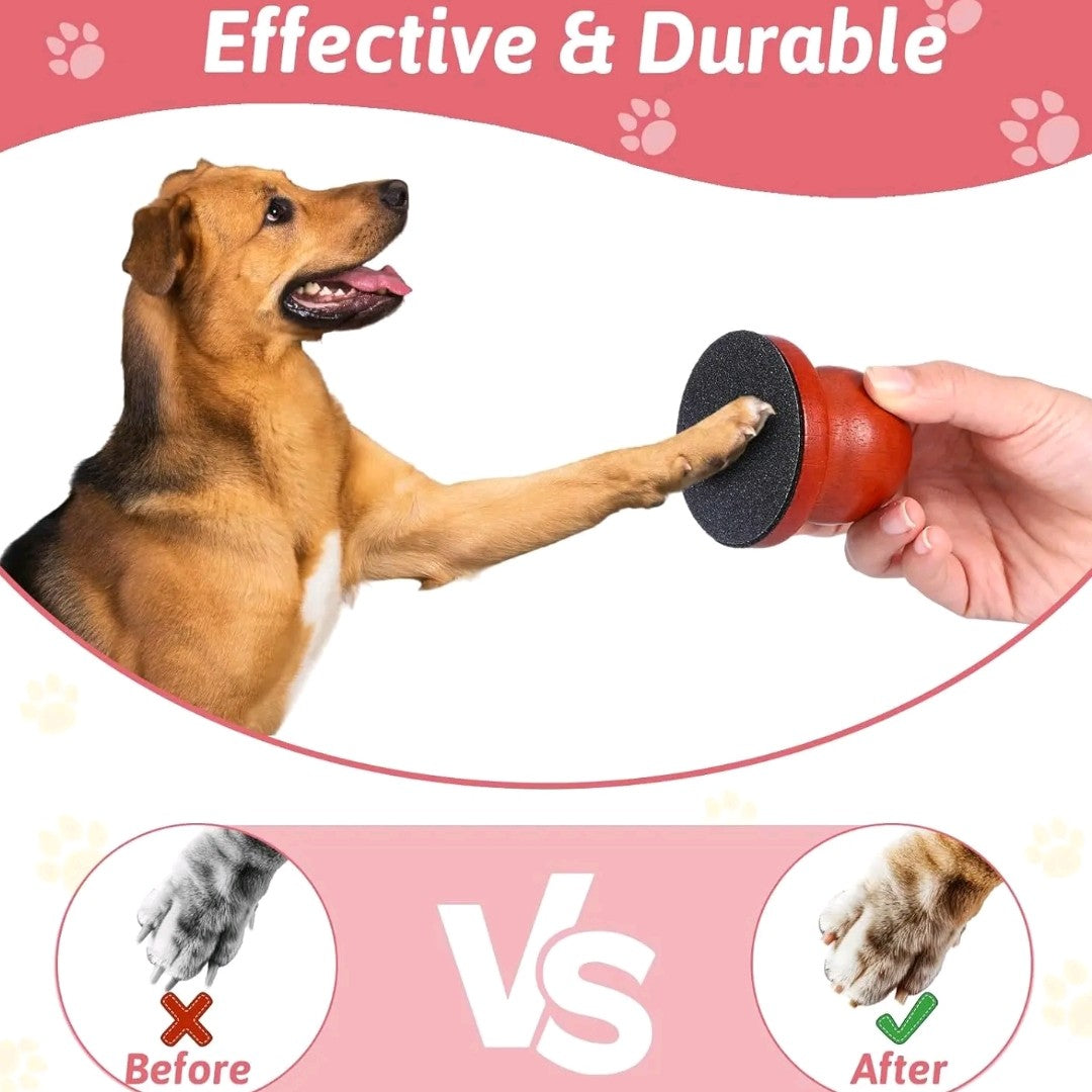 EVERBETTERUS Pet Nail File – Anti-Slip Pads & Scratch-Off Design for Safe, Easy Grooming – For Small Dogs & Cats