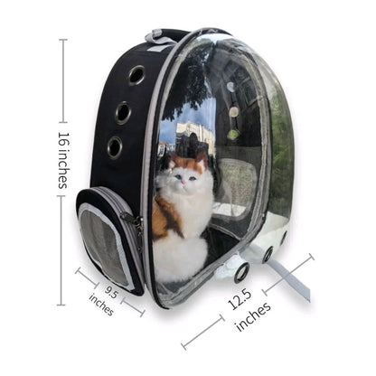 Cat Backpack Carrier – Airline Approved Pet Carrier for Cats & Small Dogs, Ventilated Travel Backpack for Hiking, Camping & Outdoor Adventures