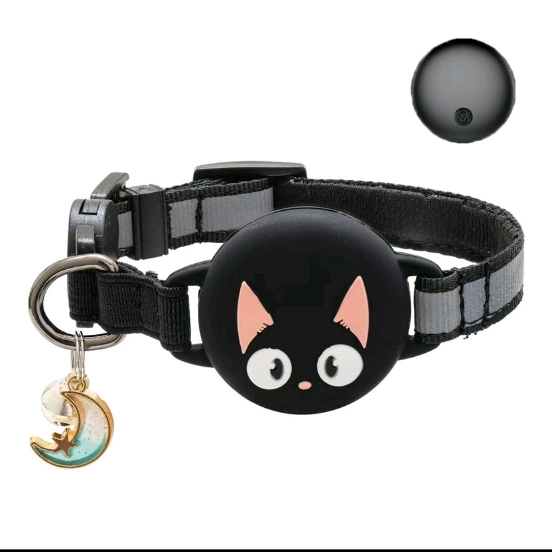 Waterproof GPS Cat Collar – Reflective Fish Design, Hidden Tracker & Lightweight Fit for Kittens