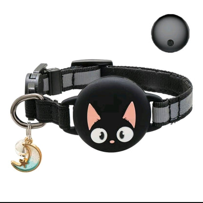 Waterproof GPS Cat Collar – Reflective Fish Design, Hidden Tracker & Lightweight Fit for Kittens