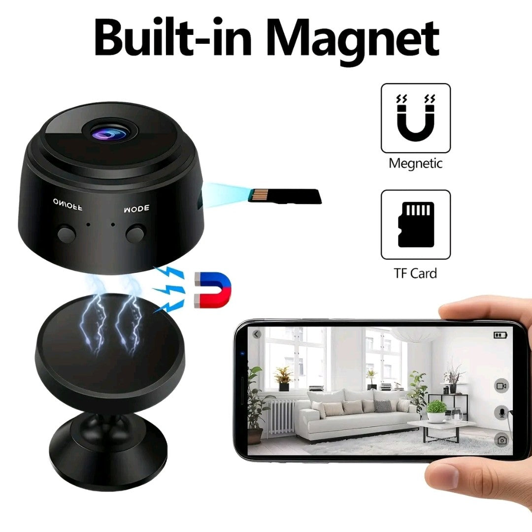 1080P HD Wireless Security Camera – Remote Monitoring, 2.4G WiFi, Wide-Angle View & Mobile Access