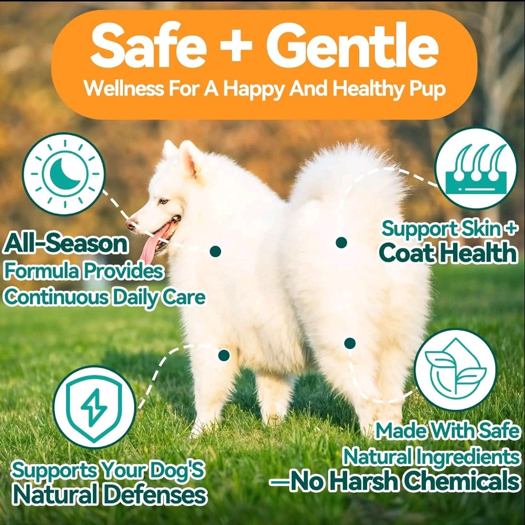 Carmelie Cat Herbal Drops – Outdoor Wellness Support with Fish Oil & Vitamins, Chicken-Flavored Liquid for All Ages