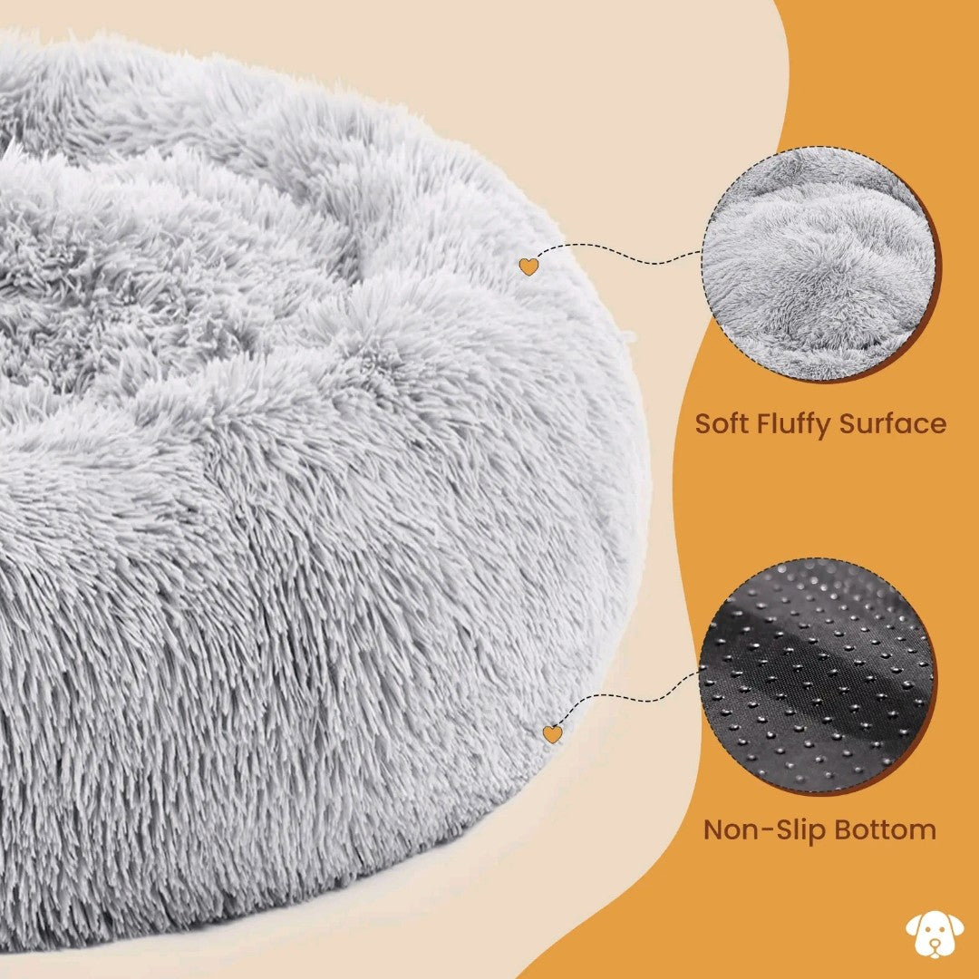 Orthopedic Memory Foam Dog Bed for Large Dogs – Waterproof, Washable Cover & Non-Slip Base